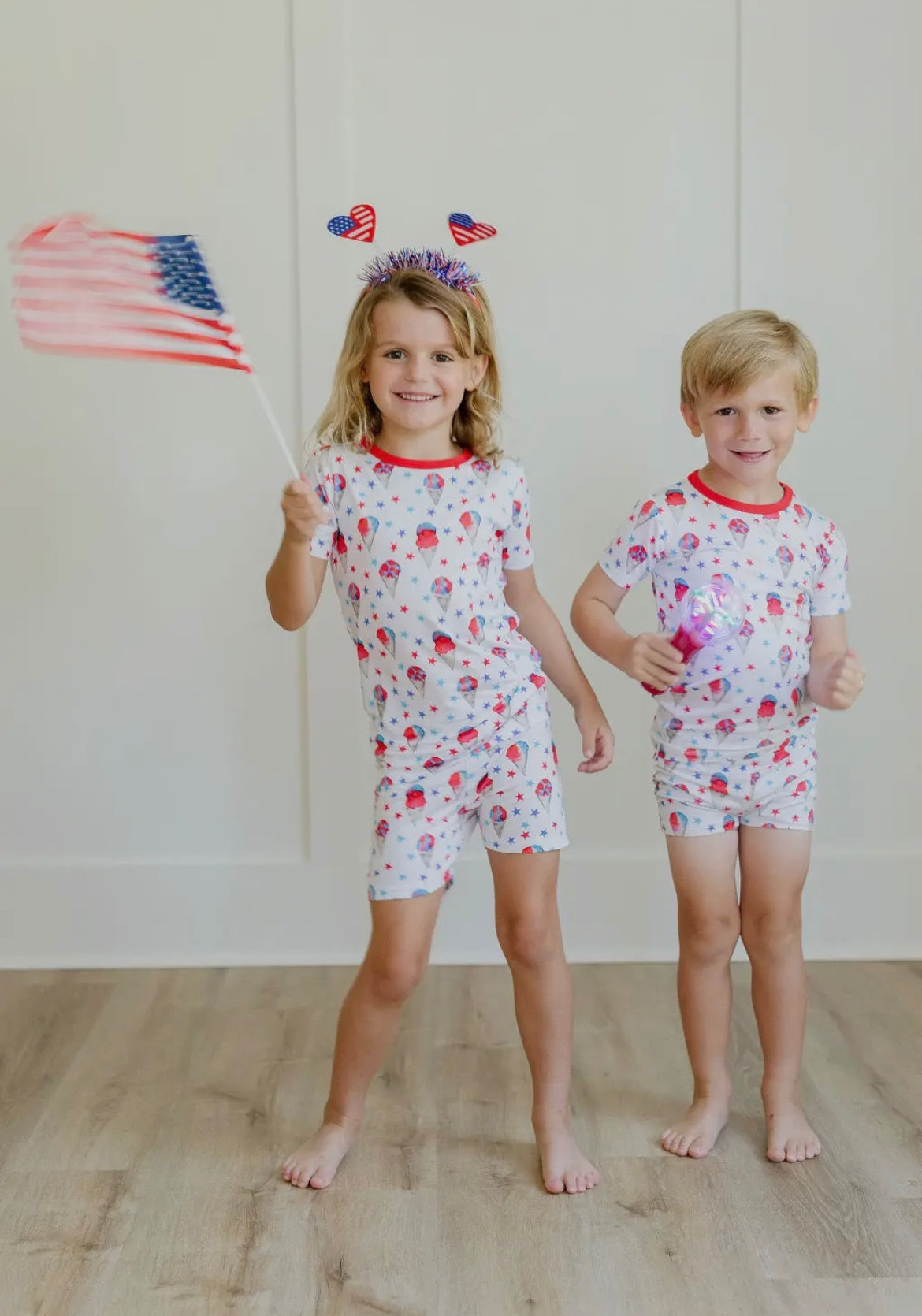 Red, White & Blue Short Set