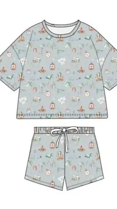 Camping Bamboo Short Set