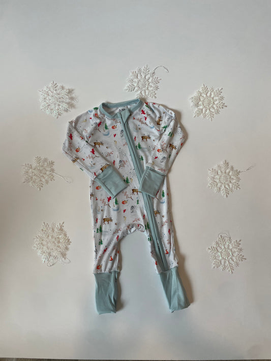 Christmas Bamboo Rompers